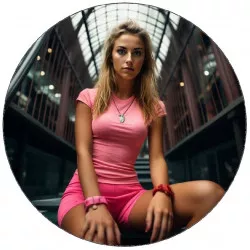 Pojem: Jedlý papier tenisovej hráčky sediacej 19,5 cm