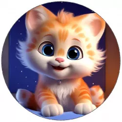 Roztomilé mačiatko 19,5 cm