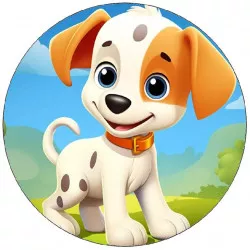 Jedlý papier šteňa 19,5 cm