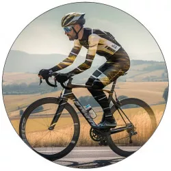 Pojem: Jedlý papier cyklista na bicykli 19,5 cm