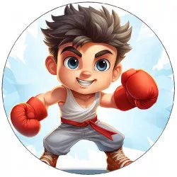 Jedlý papier malý boxer 19,5 cm