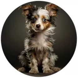 Jedlý papier Border kolie šteniatko 19,5 cm