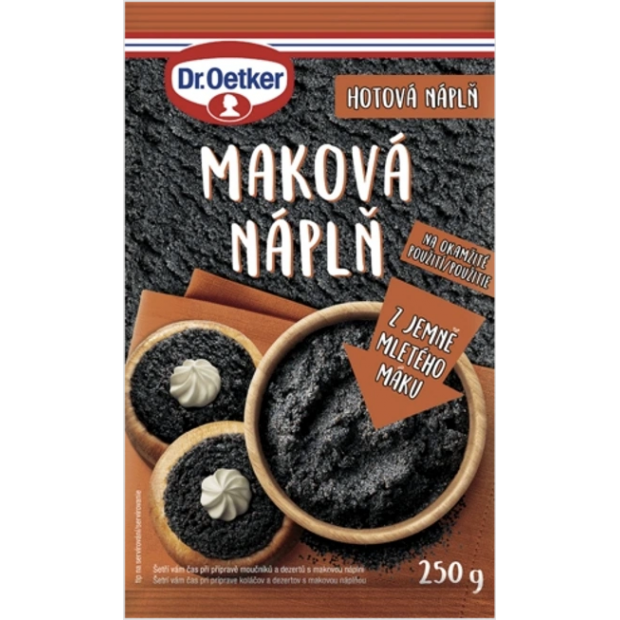 Dr. Oetker Maková náplň, 250 g