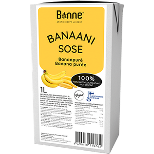 Ovocné pyré 100% Banán 1l