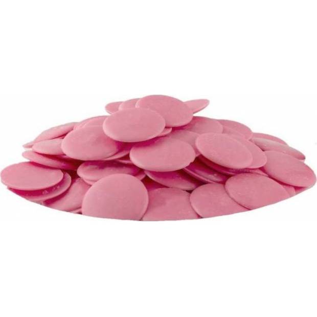 Ružová poleva SweetArt s jahodovou príchuťou (250 g)