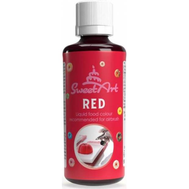 SweetArt Airbrush Paint Liquid Red (90 ml)