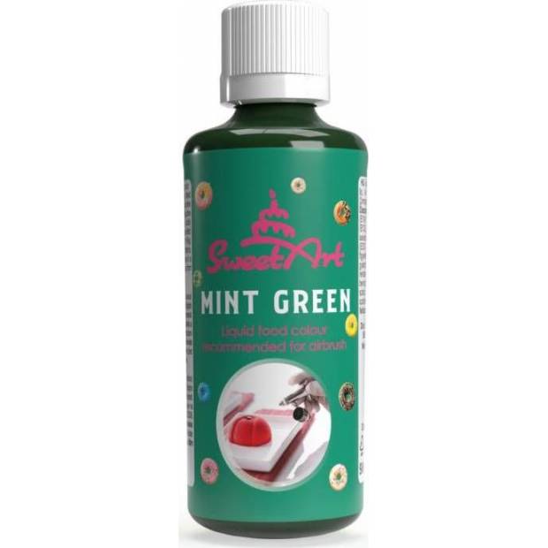 SweetArt airbrush farba tekutá Mint Green (90 ml)