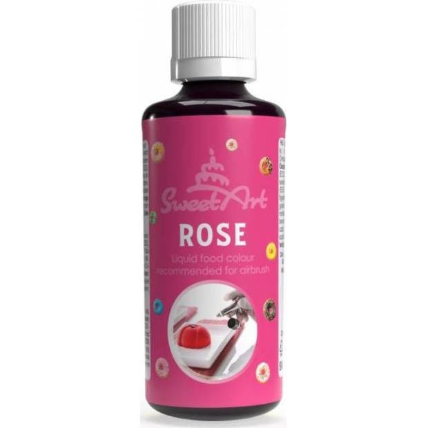 SweetArt Airbrush Paint Liquid Rose (90 ml)
