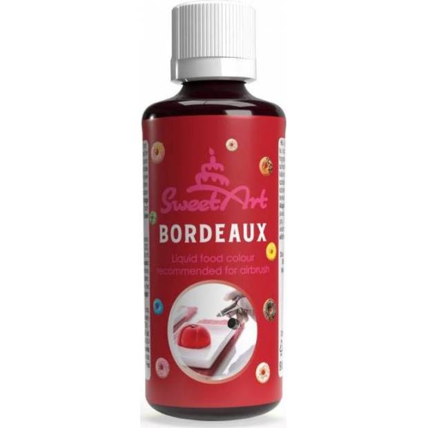 SweetArt airbrush farba tekutá Bordeaux (90 ml)