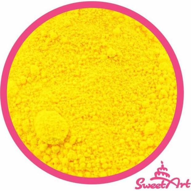 SweetArt jedlá prášková farba Lemon Yellow (2,5 g)