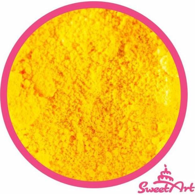 SweetArt jedlá prášková farba Canary Yellow (2,5 g)