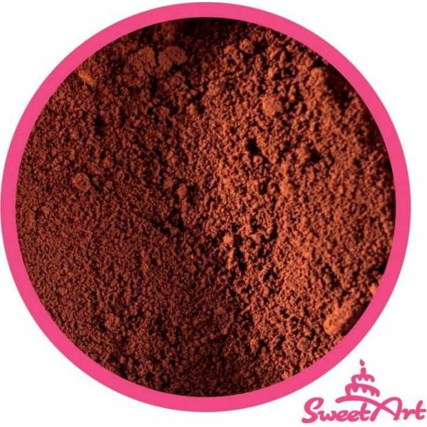 SweetArt jedlá prášková farba čokoládovo hnedá (2,5 g)