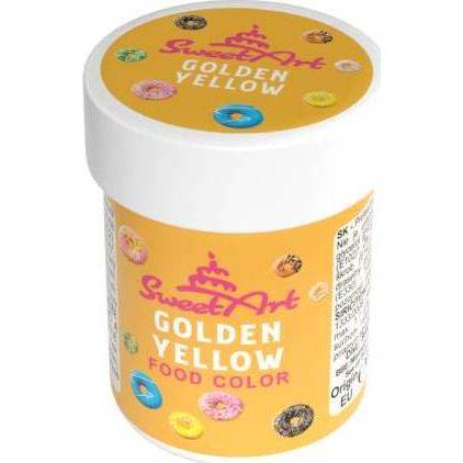 Gélová farba SweetArt Golden Yellow (30 g)