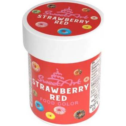 SweetArt gélová farba Jahodová červená (30 g)