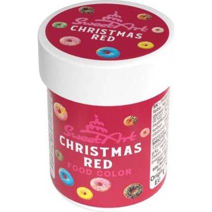 SweetArt gélová farba Vianočná červená (30 g)