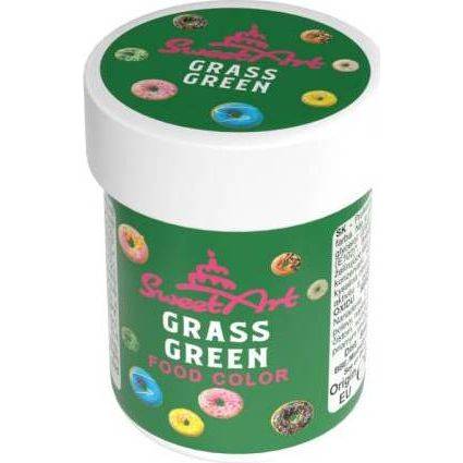 SweetArt gélová farba Grass Green (30 g)