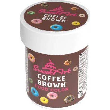 SweetArt gélová farba Coffee Brown (30 g)