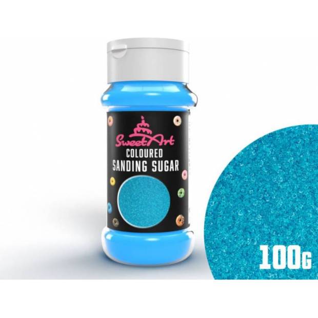Dekoratívny cukor SweetArt modrý (100 g)