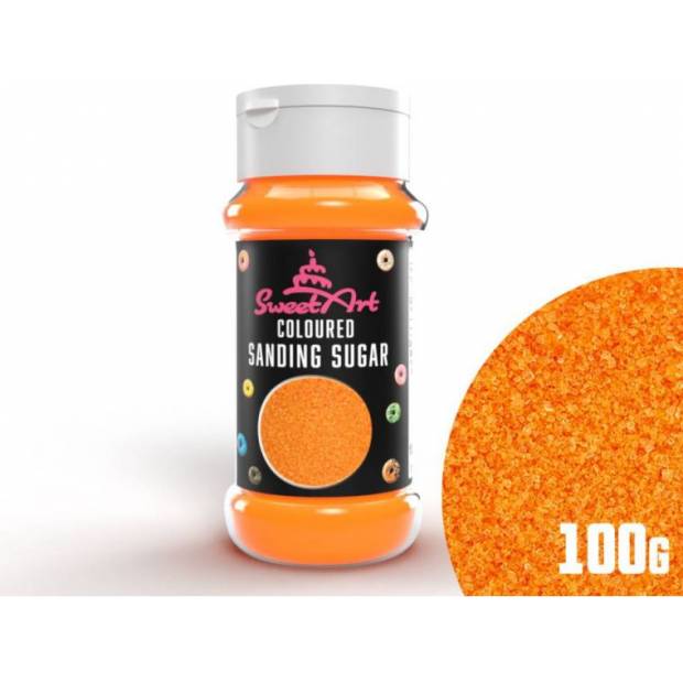 Dekoratívny cukor SweetArt pomaranč (100 g)