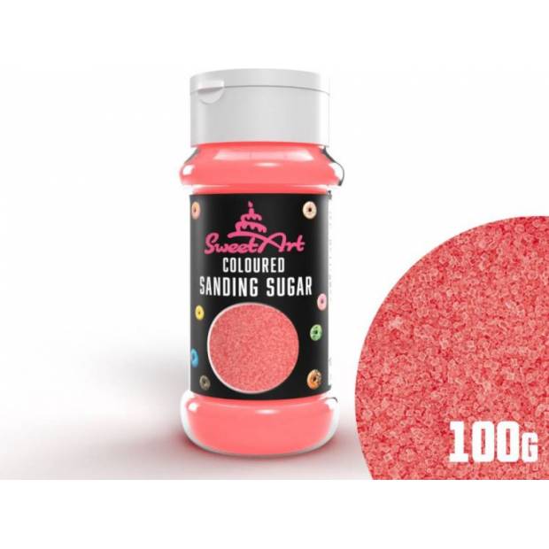 Dekoratívny cukor SweetArt ružový (100 g)
