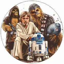 Jedlý papier Star Wars 19,5 cm