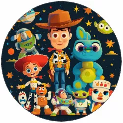 Jedlý papier Toy Story Woody vo vesmíre 19,5 cm