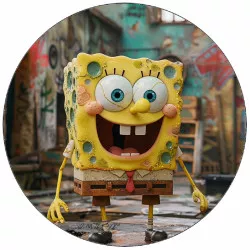 Jedlý papier Sponge Bob 19,5 cm