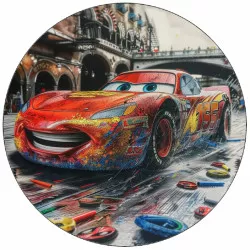 Jedlý papier Auto Blesk McQueen 19,5 cm
