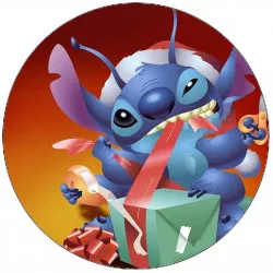 Jedlý papier Stitch a darček 19,5 cm