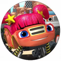 Jedlý papier Plamienok a Sparkle 19,5 cm