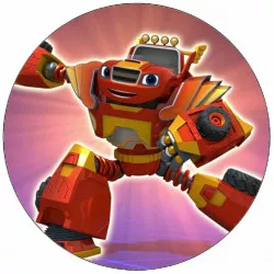 Jedlý papier Plamienok robot AJ 19,5 cm