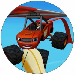 Jedlý papier Plamienok kit 19,5 cm