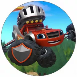 Jedlý papier Plamienok rytier 19,5 cm