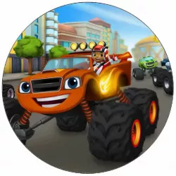 Jedlý papier Plamínek a priatelia 19,5 cm