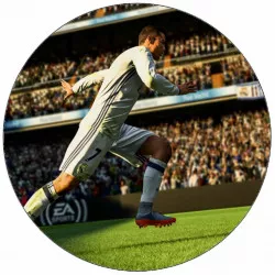 Jedlý papier Cristiano Ronaldo pri hre 19,5 cm