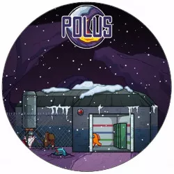 Jedlý papier Among us Severný pól 19,5 cm