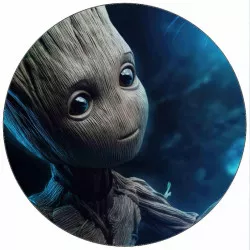 Jedlý papír Groot modré pozadie 19,5 cm