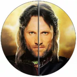 Jedlý papier Pán prstenov: Aragorn a meč 19,5 cm