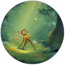Jedlý papier Bambi v lese 19,5 cm