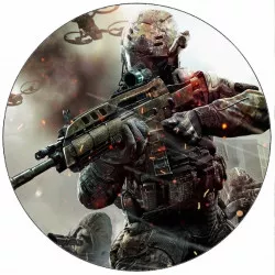 Jedlý papier Call of Duty bojovník 19,5 cm