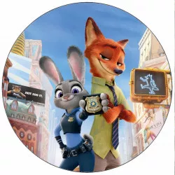 Jedlý papier Judy a Nick zo Zootropolis 19,5 cm
