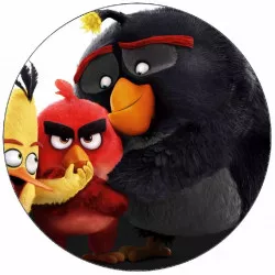 Jedlý papier Angry Birds priatelia 19,5 cm