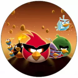 Pojízdný papír Angry Birds vesmír 19,5 cm