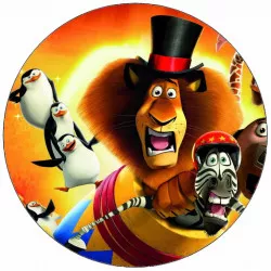 Jedlý papier Madagascar cirkus 19,5 cm