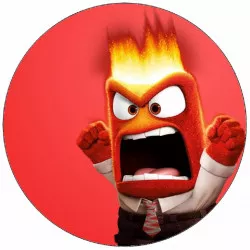 Jedlý papier vo hlave emócie 19,5 cm