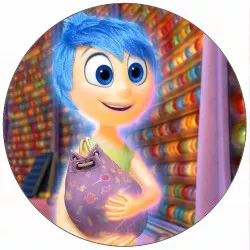 Jedlý papier V hlave Радост s vakom 19,5 cm