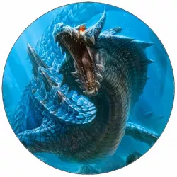 Jedlý papier vodný drak 19,5 cm