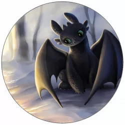 Jedlý papier Ako vycvičiť draka Bezzubka v lese 19,5 cm