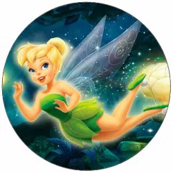 Jedlý papier víla Tinker Bell 19,5 cm