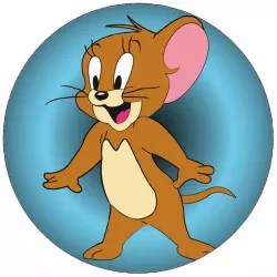 Jedlý papier myšák Jerry 19,5 cm